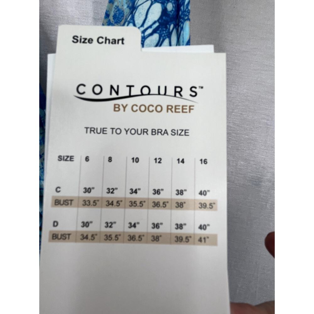 NWT Contours by Coco Reef Shapemaker Swimwear, size 12/36C - Picture 8 of 12